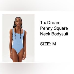 Girlfriend Collective Penny Square-neck bodysuit